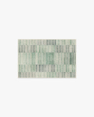 Shadow Stripe Green Rug
