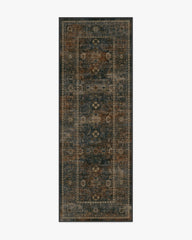 Ophelia Navy & Redwood Flatwoven Rug