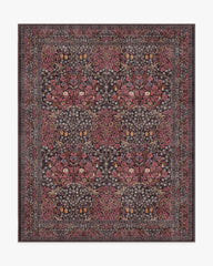 Blackthorn Amber Red Rug by Morris & Co.