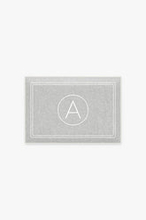 Halo Monogram Bath Mat