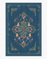 Friendship Garden Blue Multicolor Rug