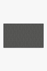 Halo Diamond Grey Outdoor Rug