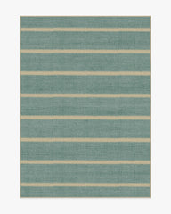 Malibu Blue Re-Jute Rug by Gray Malin