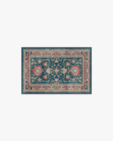 Calabria Navy & Cayenne Rug