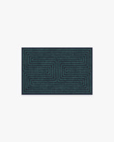 Labyrinth Navy & Teal Rug by Jonathan Adler