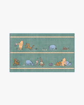 Time With Friends Teal Rug