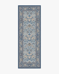 Strawberry Thief Indigo & Ivory Flatwoven Rug by Morris & Co.