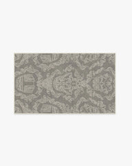 Dark Side Damask Stone Rug