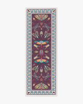 Flutterby Burgundy Rug by Iris Apfel