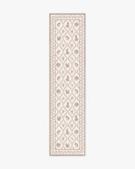 Squirrel & Hedgehog Fawn Rug by Sanderson