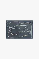 Strova Dusk Blue Flatwoven Rug
