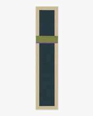 Breakout Teal & Chartreuse Rug by Architectural Digest