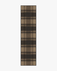 Easton Plaid Charcoal & Natural Flatwoven Rug