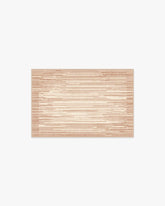 Striated Border Neutral Rug