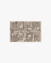 Kassena Black & Ivory Flatwoven Rug by Malene Barnett