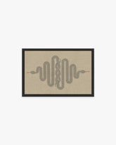 Venom Neutral Flatwoven Rug by Jonathan Adler