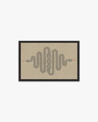 Venom Neutral Flatwoven Rug by Jonathan Adler