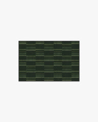 London Olive & Green Flatwoven Rug by Michael Michalsky