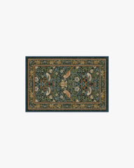 Strawberry Thief Indigo Flatwoven Rug by Morris & Co.