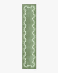 Oxbow Botanical Green Flatwoven Rug by Sanderson