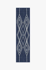 Gemma Lattice Royal Blue Outdoor Rug