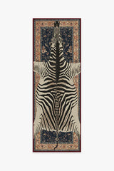 On Safari Sapphire Flatwoven Rug by Iris Apfel