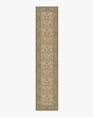 Strawberry Thief Sage & Rose Flatwoven Rug by Morris & Co.