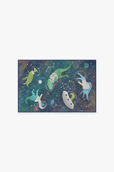 Dinosaurs in Space Rug