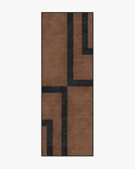 Aldo Brown & Black Rug by The Local Project