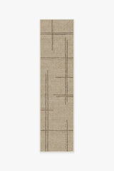 Stellan Latte Brown Flatwoven Rug