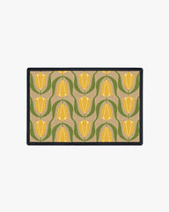 Holland Tulips Yellow Doormat