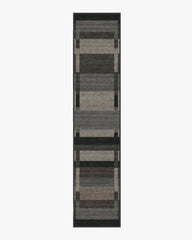 Paris Tonal Grey Flatwoven Rug by Michael Michalsky