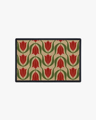Holland Tulips Red Doormat