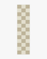 Jaque Checkered Stone Flatwoven Rug