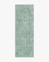 Glen Plaid Green & Gold Rug