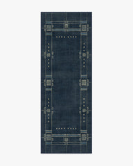 Avery Midnight Blue Flatwoven Rug by Architectural Digest