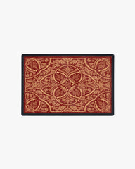 Winter Medallion Red Doormat