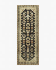 Pradera Tan & Soft Black Rug