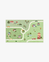 About Town Green Rug