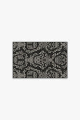 Dark Side Damask Charcoal Rug
