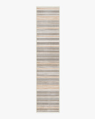 Elio Stripe Grey & Ivory Rug