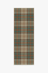 Dress Stewart Tartan Khaki Flatwoven Rug