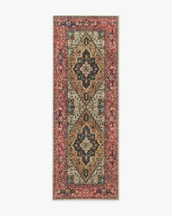Santiago Camel & Scarlet Rug