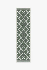 Varia Trellis Forest Green Outdoor Rug