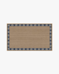 Shelley Slate Blue & Natural Re-Jute Rug
