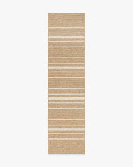 Arden Stripe Natural & Bleached Performance Weave Rug