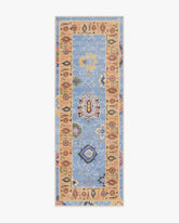Mehr Soft Blue & Yellow Outdoor Rug