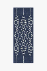 Gemma Lattice Royal Blue Outdoor Rug