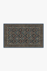 Bellflowers Blue Flatwoven Rug by Morris & Co.