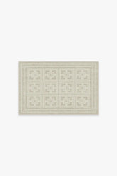 Palm Springs Ivory Stone Rug by Gray Malin